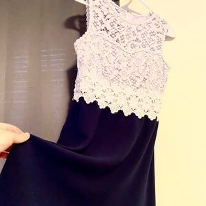 Beautiful, classy top lace bottom with a flow.